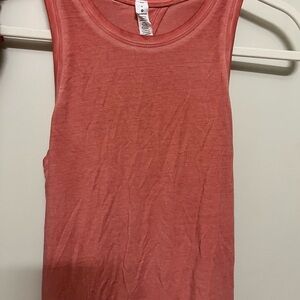 Lululemon orange tank top size 4